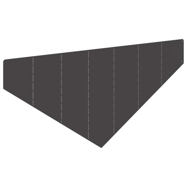 Raseneinfassung 100 x 45 cm Stahl Schwarz