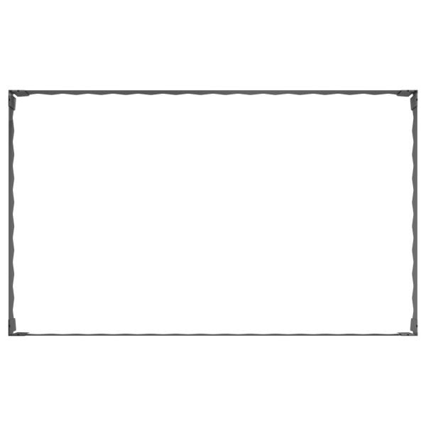 Raseneinfassung 100 x 60 x 20 cm Stahl Anthrazit