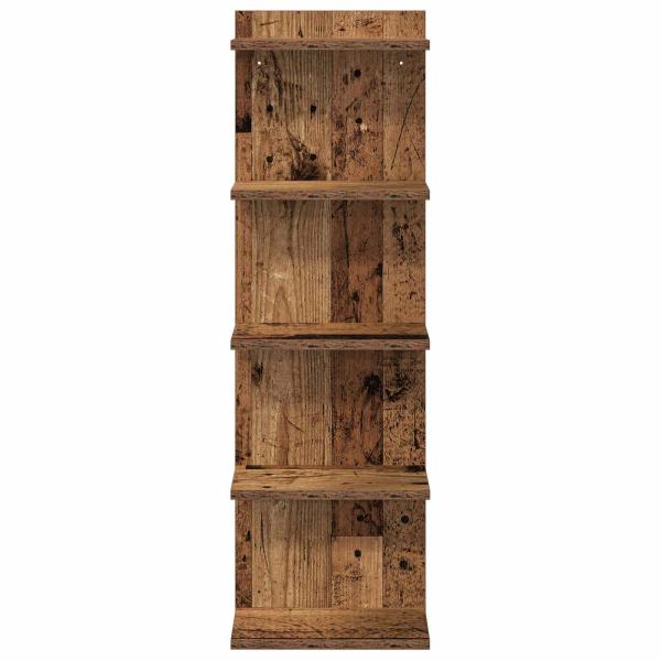Wandregal Altholz 30 x 15 x 100 cm Holzwerkstoff