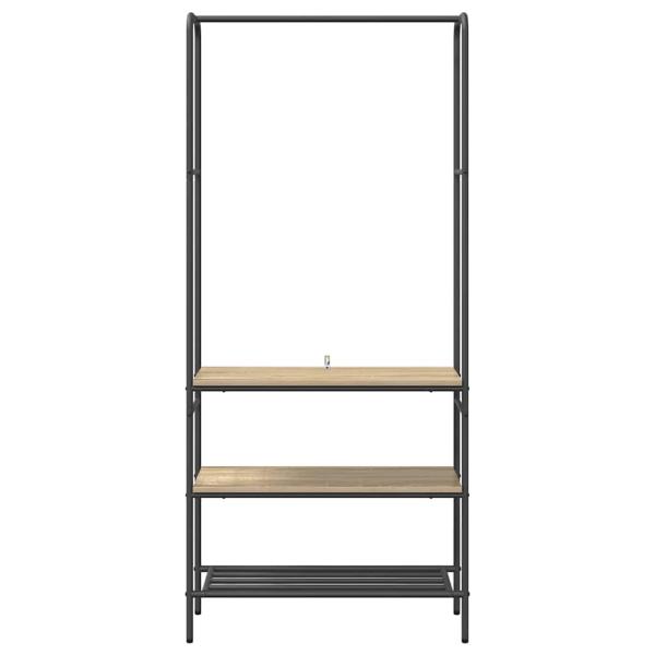 Kleiderständer Sonoma-Eiche 77 x 30 x 171 cm Holzwerkstoff