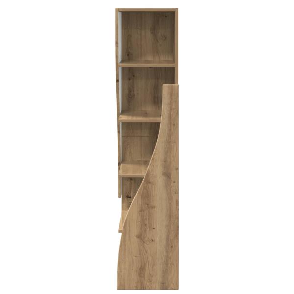 Eckschrank 32x32x140cm Holzwerkstoff Artisan-Eiche