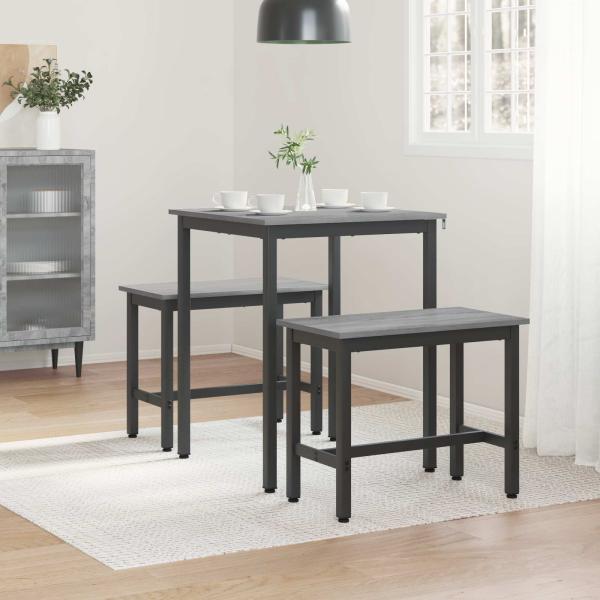 Esstische 60 x 60 x 75 cm METALL Quadratisch