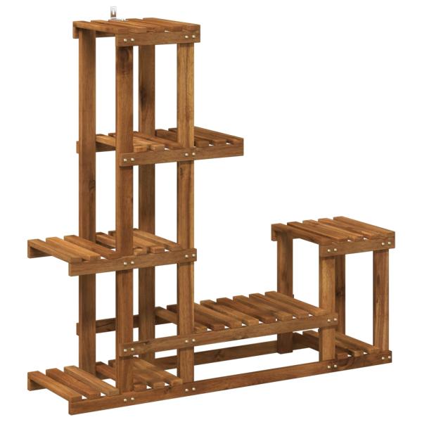Pflanzenständer Natur 93,5 x 25 x 91,5 cm Massivholz Akazie