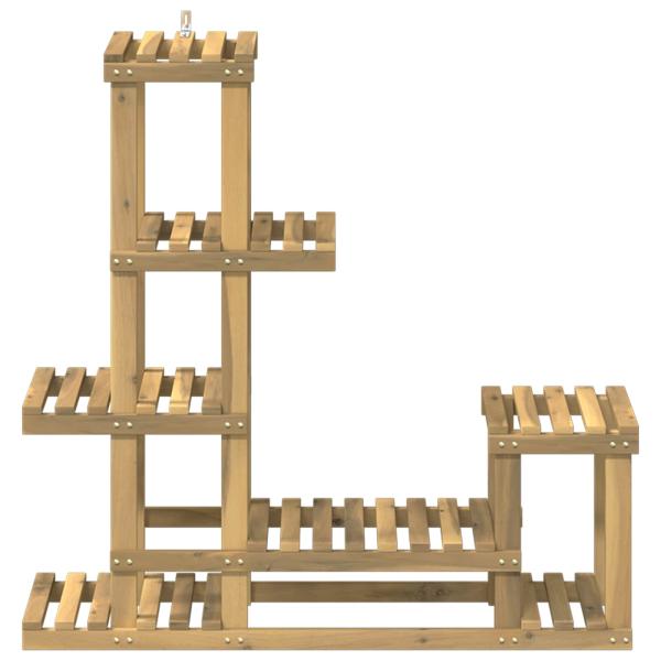 Pflanzenständer Weiß gewaschen 93,5 x 25 x 91,5 cm