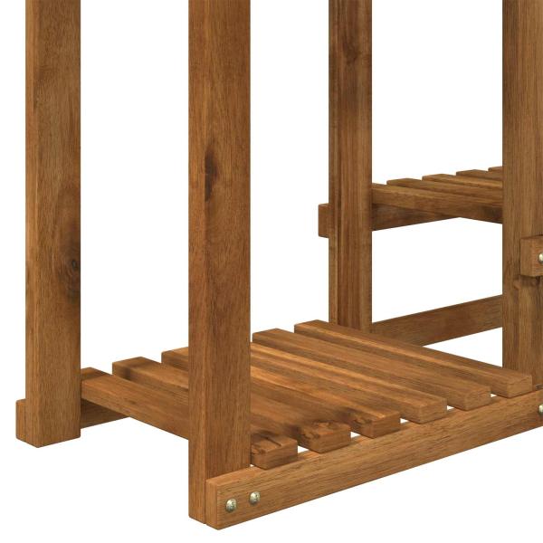 Pflanzenständer Natur 90 x 25 x 73 cm Massivholz Akazie
