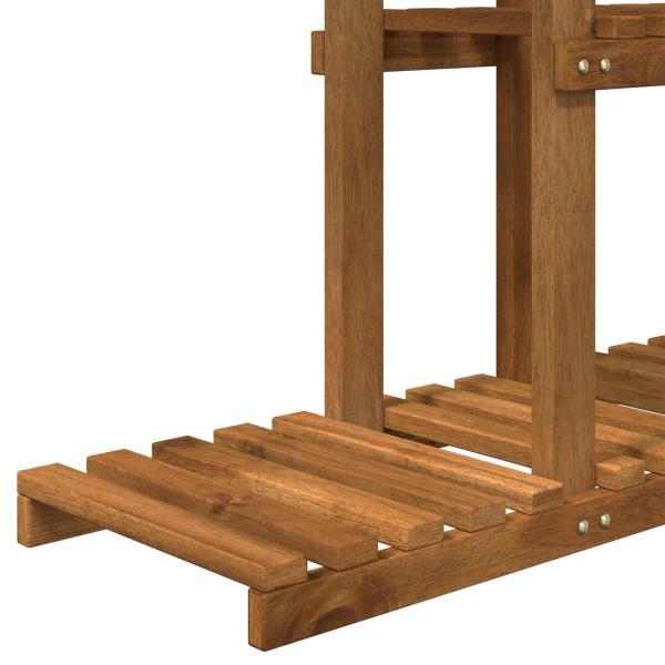 Pflanzenständer Natur 68 x 23,5 x 140 cm Massivholz Akazie