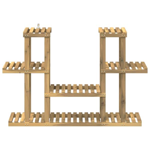 Pflanzenständer Weiß gewaschen 123 x 25 x 78,5 cm