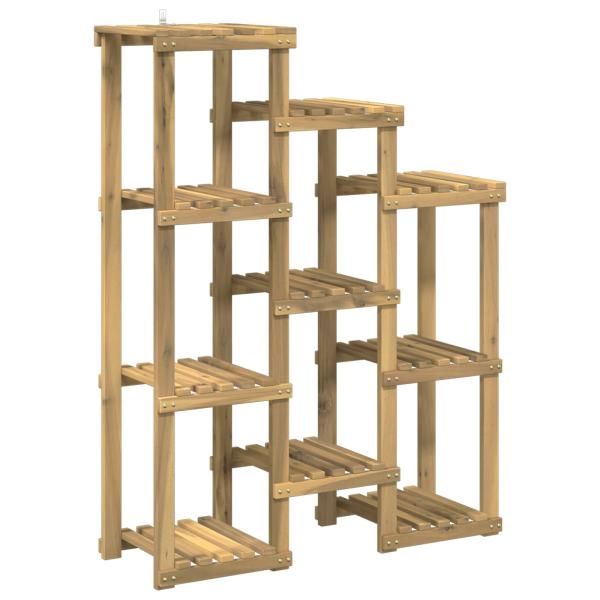Pflanzenständer Weiß gewaschen 85 x 30 x 114,5 cm