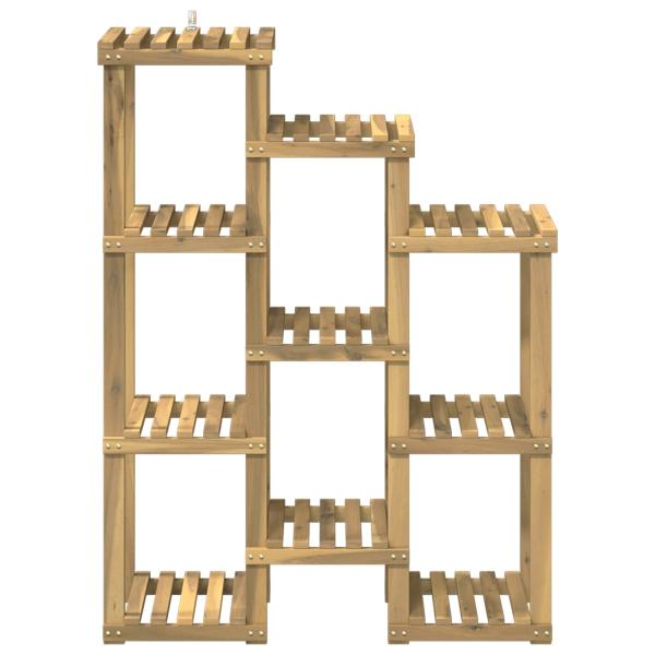 Pflanzenständer Weiß gewaschen 85 x 30 x 114,5 cm