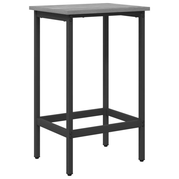 Barhocker Grau Sonoma 40 x 32 x 74 cm Holzwerkstoff
