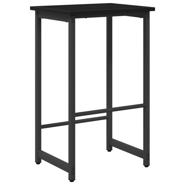 Barhocker Schwarz Eichen-Optik 40 x 32 x 74 cm Holzwerkstoff