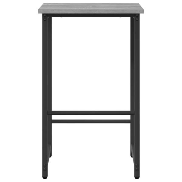 Barhocker 2 Stk. Sonoma-Grau 40 x 32 x 74 cm Holzwerkstoff