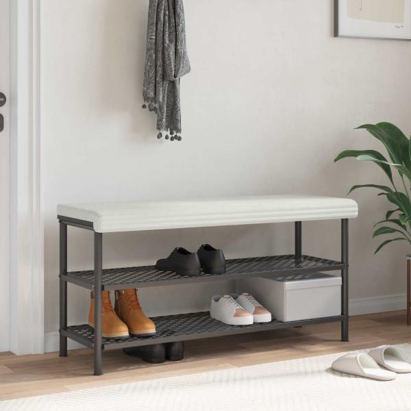 ARDEBO.de - Bankkissen Plüschcord Creme Tiefe 35 cm