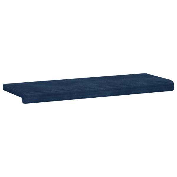 Bankkissen Plüschcord Marineblau Tiefe 35 cm