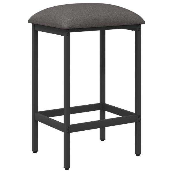 Barhocker Hellgrau 40 x 32 x 74 cm Holzwerkstoff