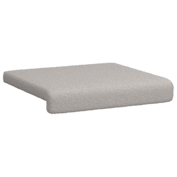 Bankkissen 4 stk. Sherpa-Stoff Hellgrau Tiefe 35 cm