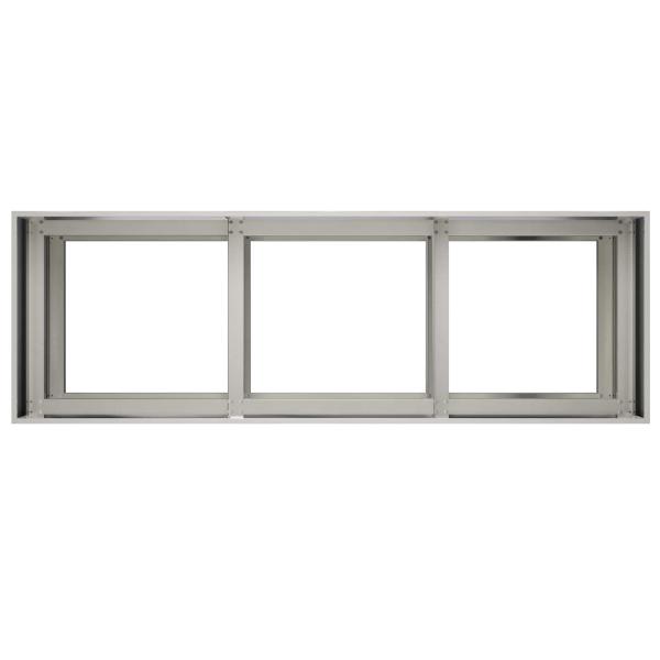Garten-Pflanzgefäß Silber 120 x 40 x 60 cm Edelstahl