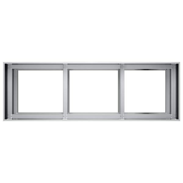 Garten-Pflanzgefäß Silber 120 x 40 x 60 cm Verzinkter Stahl