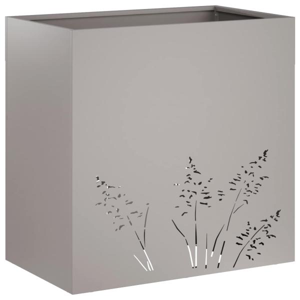 Garten-Pflanzgefäß Rostoptik 50 x 30 x 49 cm Wetterfeststahl
