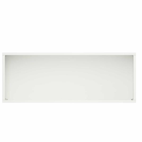Garten-Pflanzgefäß Weiß 80 x 20 x 49 cm Kaltgewalzter Stahl