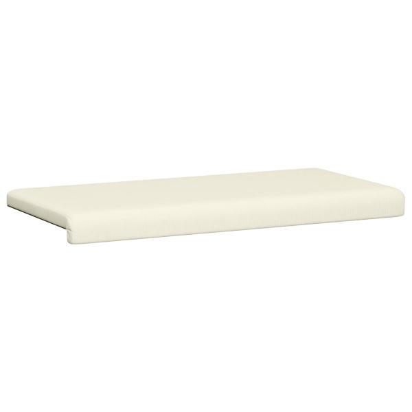 Bankkissen Cord Creme Tiefe 35 cm