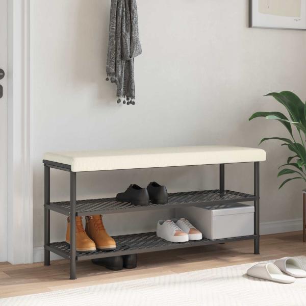 ARDEBO.de - Bankkissen Cord Creme Tiefe 35 cm