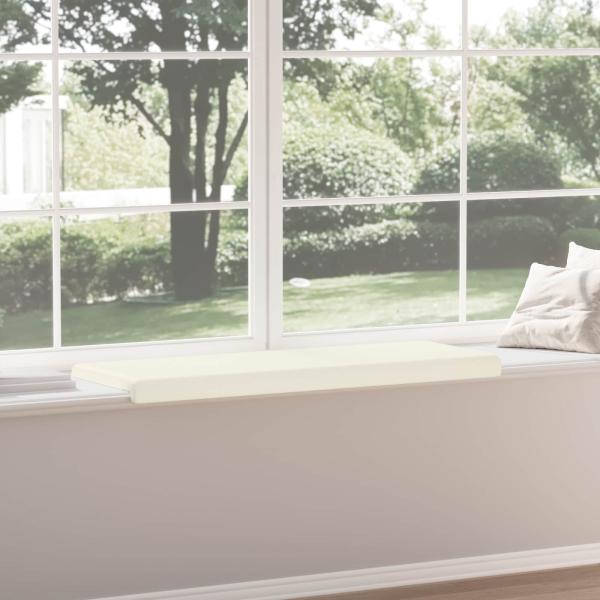 Bankkissen Cord Creme Tiefe 35 cm