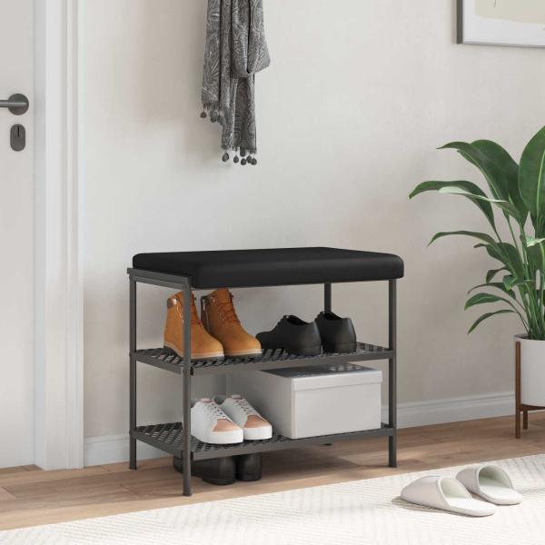 ARDEBO.de - Bankkissen Mikrofaser Schwarz Tiefe 35 cm