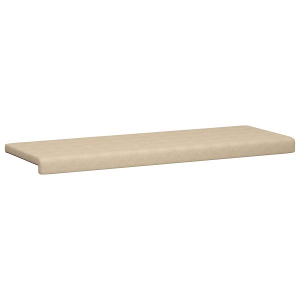Bankkissen Mikrofaser Creme Tiefe 35 cm