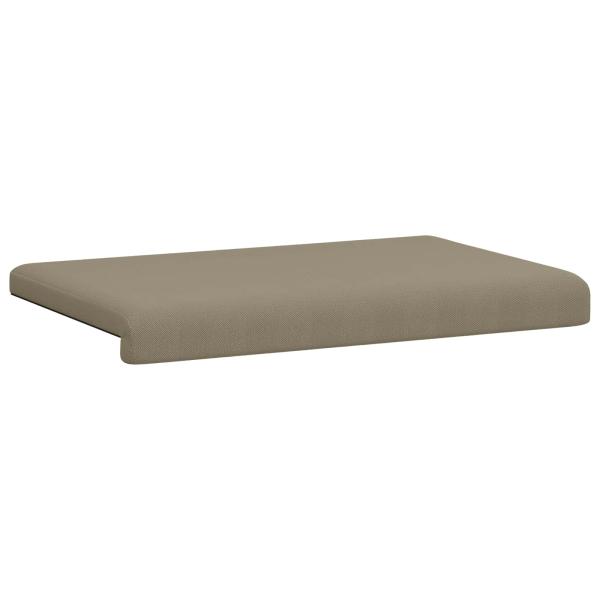 Bankkissen Strukturiertes Samt Khaki Tiefe 35 cm