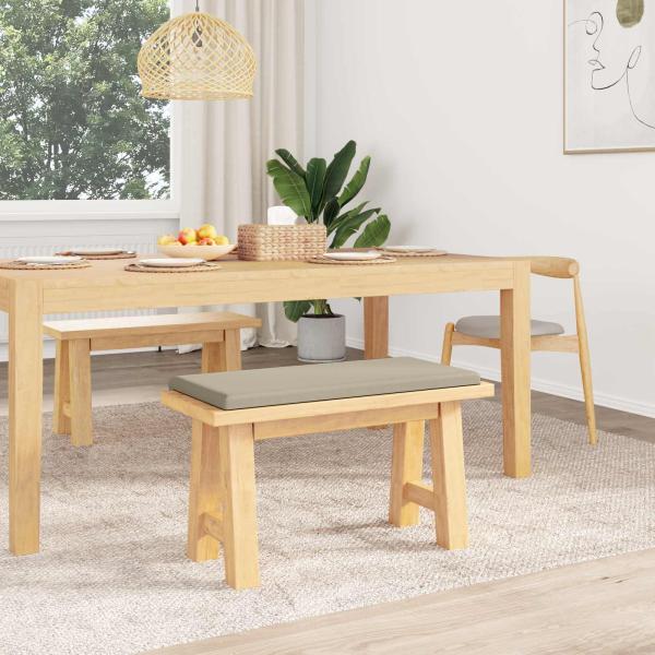 Bankkissen Strukturiertes Samt Sand Tiefe 35 cm