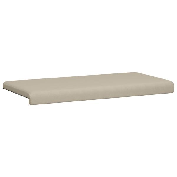 Bankkissen Strukturiertes Samt Sand Tiefe 35 cm