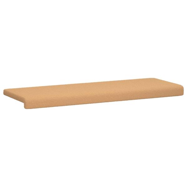 Bankkissen Sherpa-Stoff Beige Tiefe 35 cm