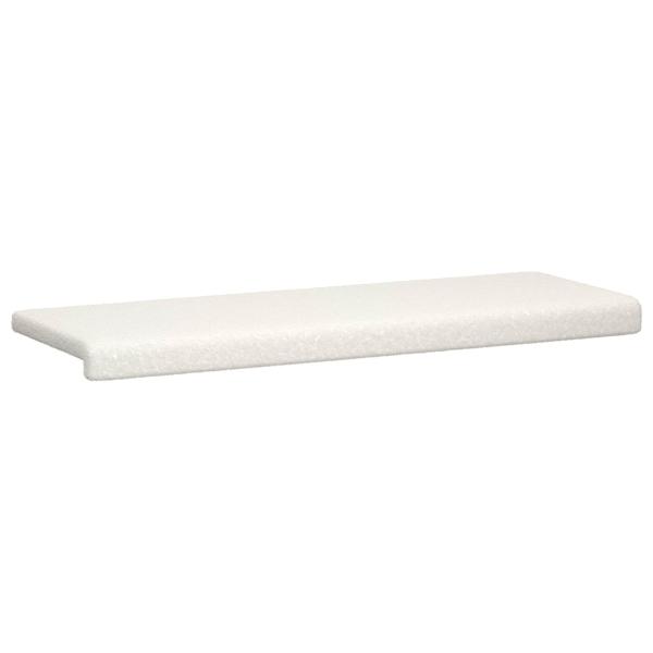 Bankkissen Sherpa-Stoff Creme Tiefe 35 cm