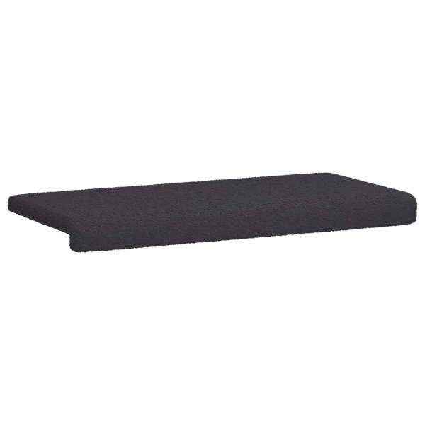 Bankkissen Sherpa-Stoff Dunkelgrau Tiefe 35 cm