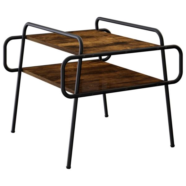 Couchtisch Geräucherte Eiche 50 x 50 x 51 cm Holzwerkstoff