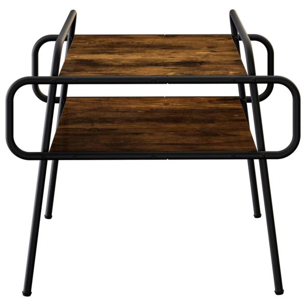 Couchtisch Geräucherte Eiche 50 x 50 x 51 cm Holzwerkstoff