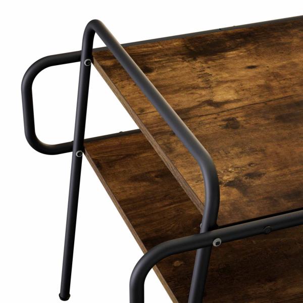 Couchtisch Geräucherte Eiche 50 x 50 x 51 cm Holzwerkstoff