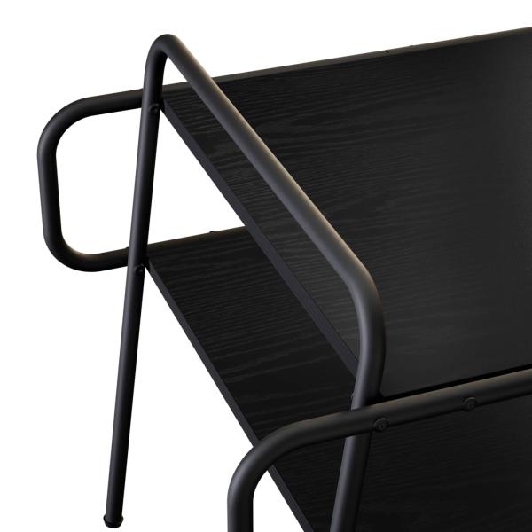 Couchtisch Schwarze Eiche 60 x 30 x 51 cm Holzwerkstoff