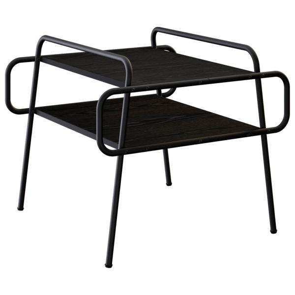 Couchtisch Schwarze Eiche 60 x 60 x 51 cm Holzwerkstoff