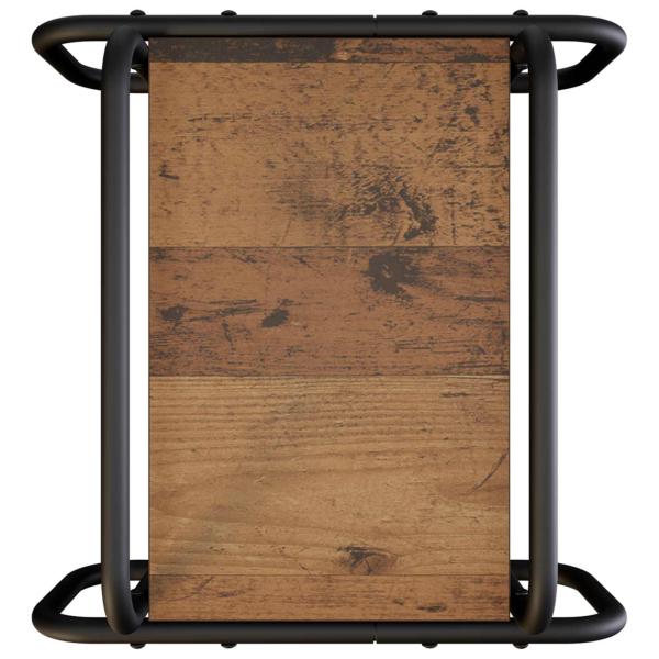 Couchtisch Altholz 40 x 40 x 51 cm Holzwerkstoff