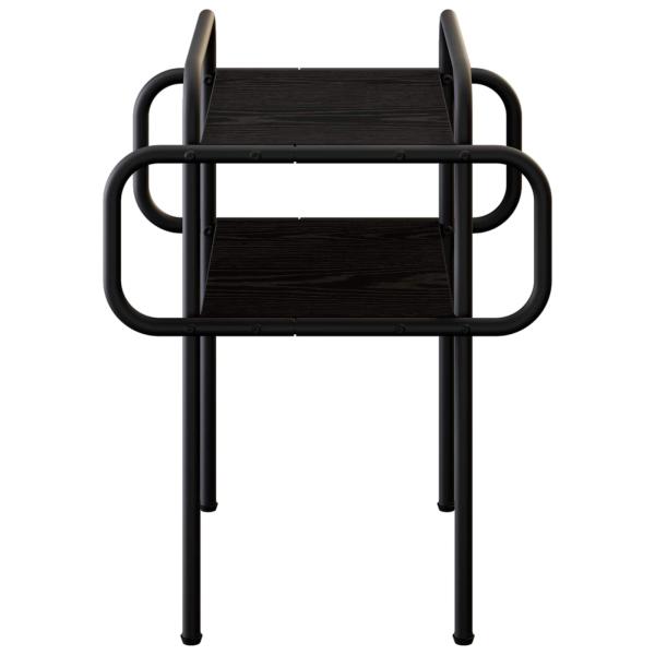 Couchtisch Schwarze Eiche 40 x 40 x 51 cm Holzwerkstoff