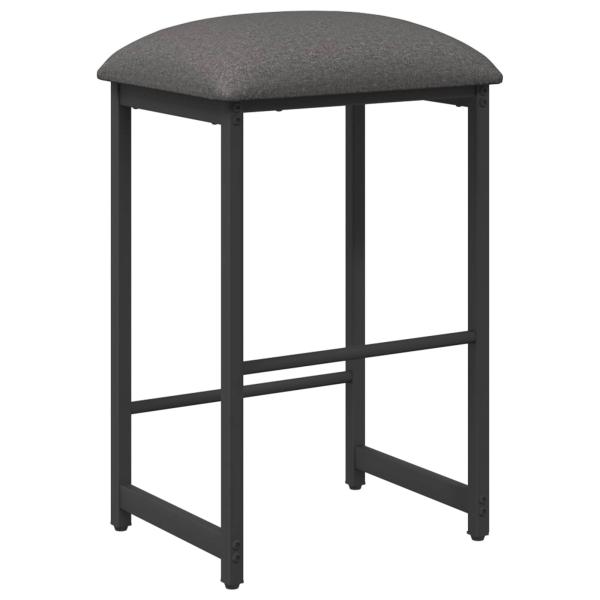 Barhocker Hellgrau 40 x 32 x 74 cm Holzwerkstoff