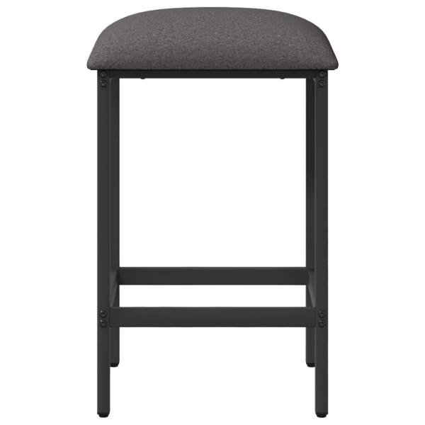 Barhocker 2 Stk. Hellgrau 40 x 32 x 74 cm Holzwerkstoff