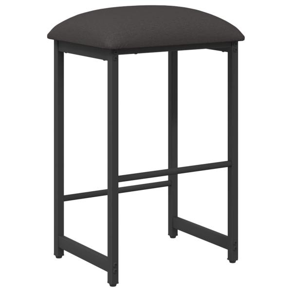 Barhocker Dunkelgrau 40 x 32 x 64 cm Holzwerkstoff