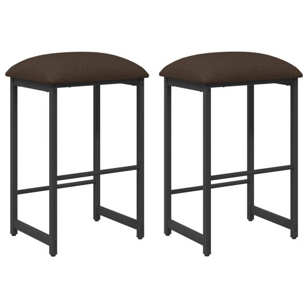 Barhocker 2 stk. Taupe 40 x 32 x 74 cm Holzwerkstoff