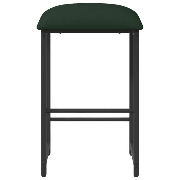 Barhocker Dunkelgrün 40 x 32 x 74 cm Holzwerkstoff