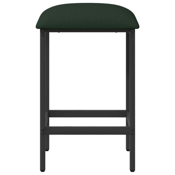 Barhocker 2 Stk. Dunkelgrün 40 x 32 x 64 cm Holzwerkstoff