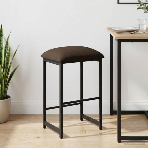 ARDEBO.de - Barhocker Taupe 40 x 32 x 64 cm Holzwerkstoff