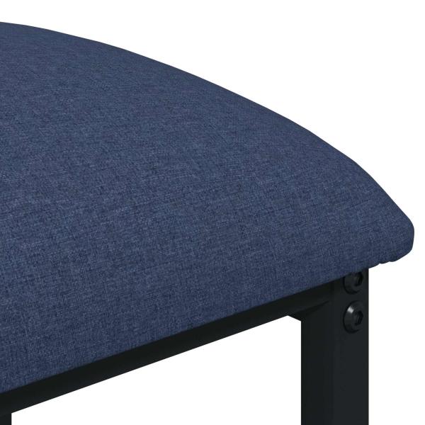 Barhocker Blau 40 x 32 x 74 cm Holzwerkstoff